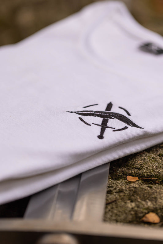 T-shirt français - Hiver - Blanc - La plume et l'épée